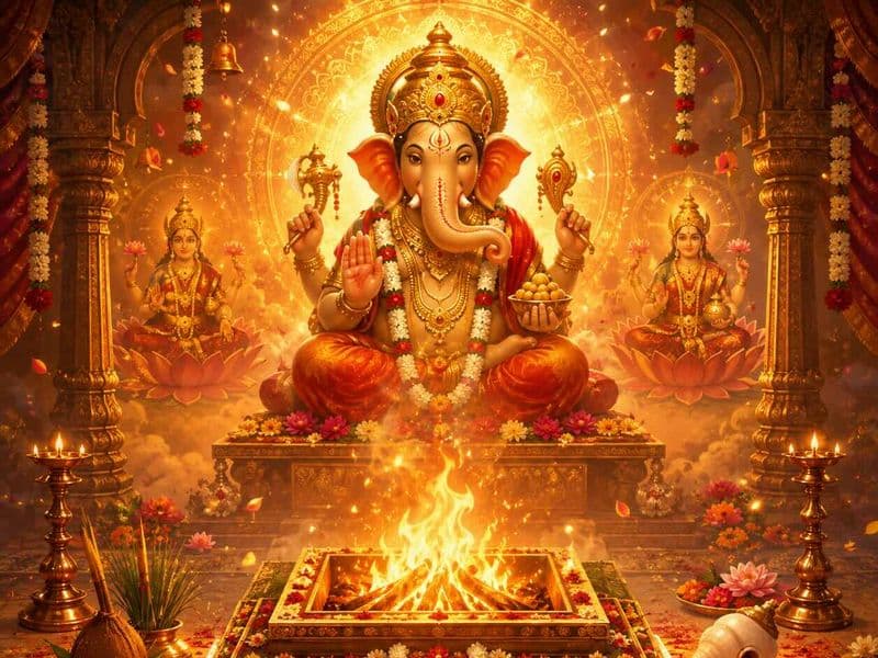ŚRĪ MAHĀGAṆAPATI LAKṢMĪ HOMA